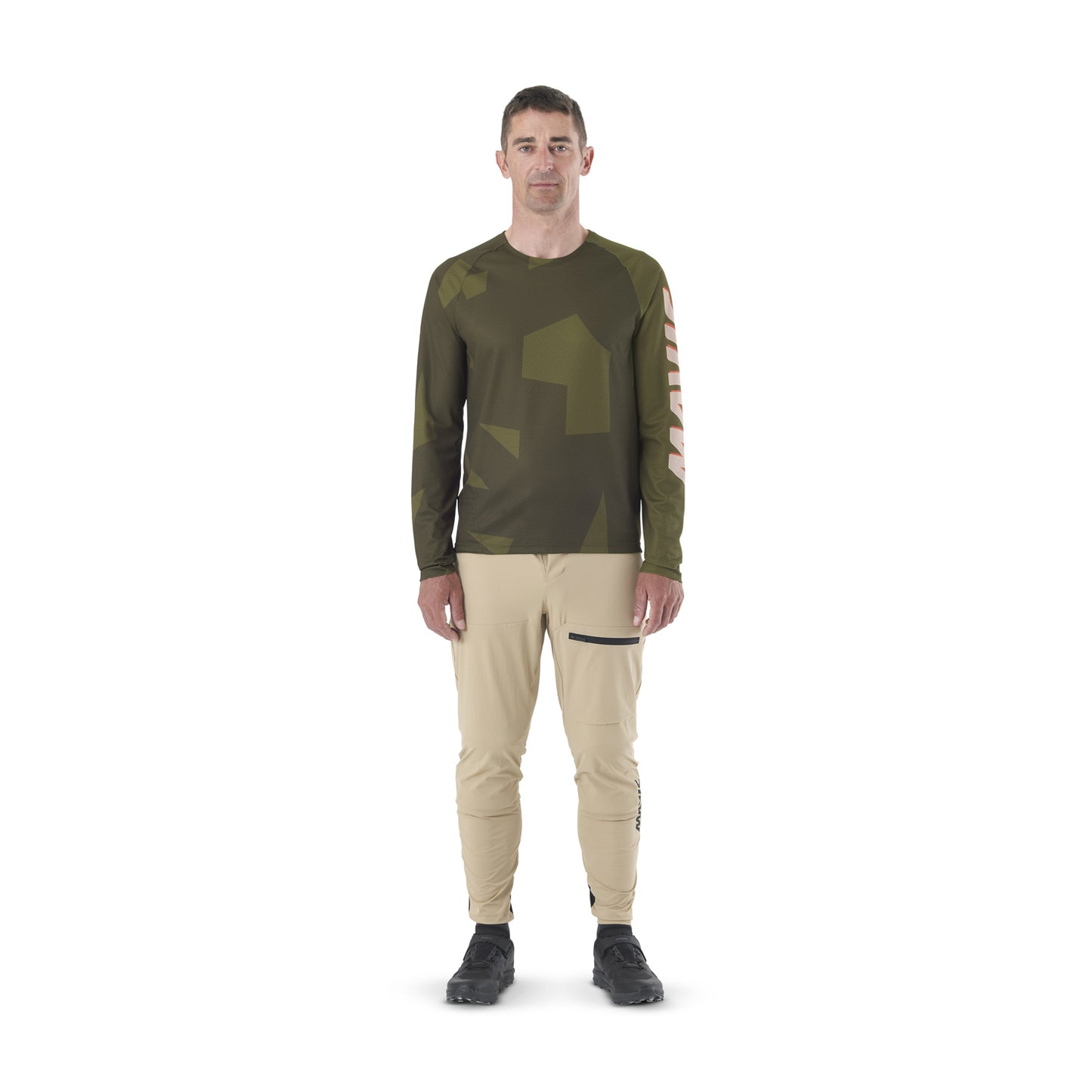 MAVIC DEEMAX ENDURO pitkähihainen Camo Jersey Khaki