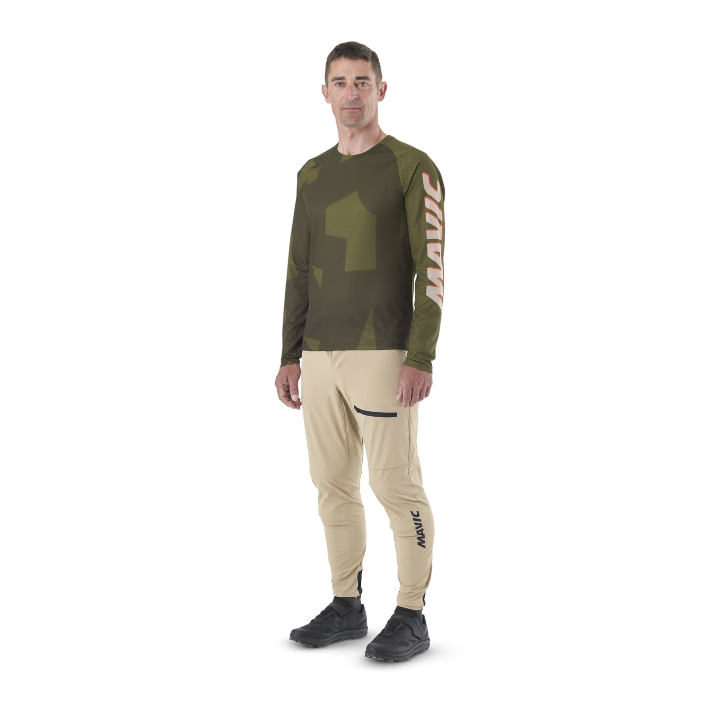 MAVIC DEEMAX ENDURO pitkähihainen Camo Jersey Khaki