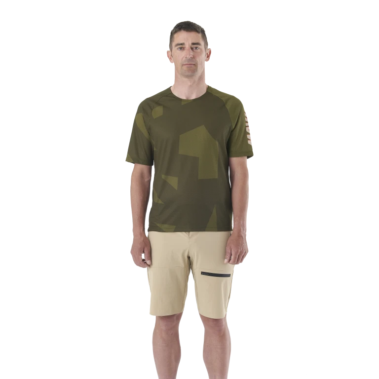 MAVIC DEEMAX ENDURO lyhythihainen Camo Jersey Oliivinvärinen