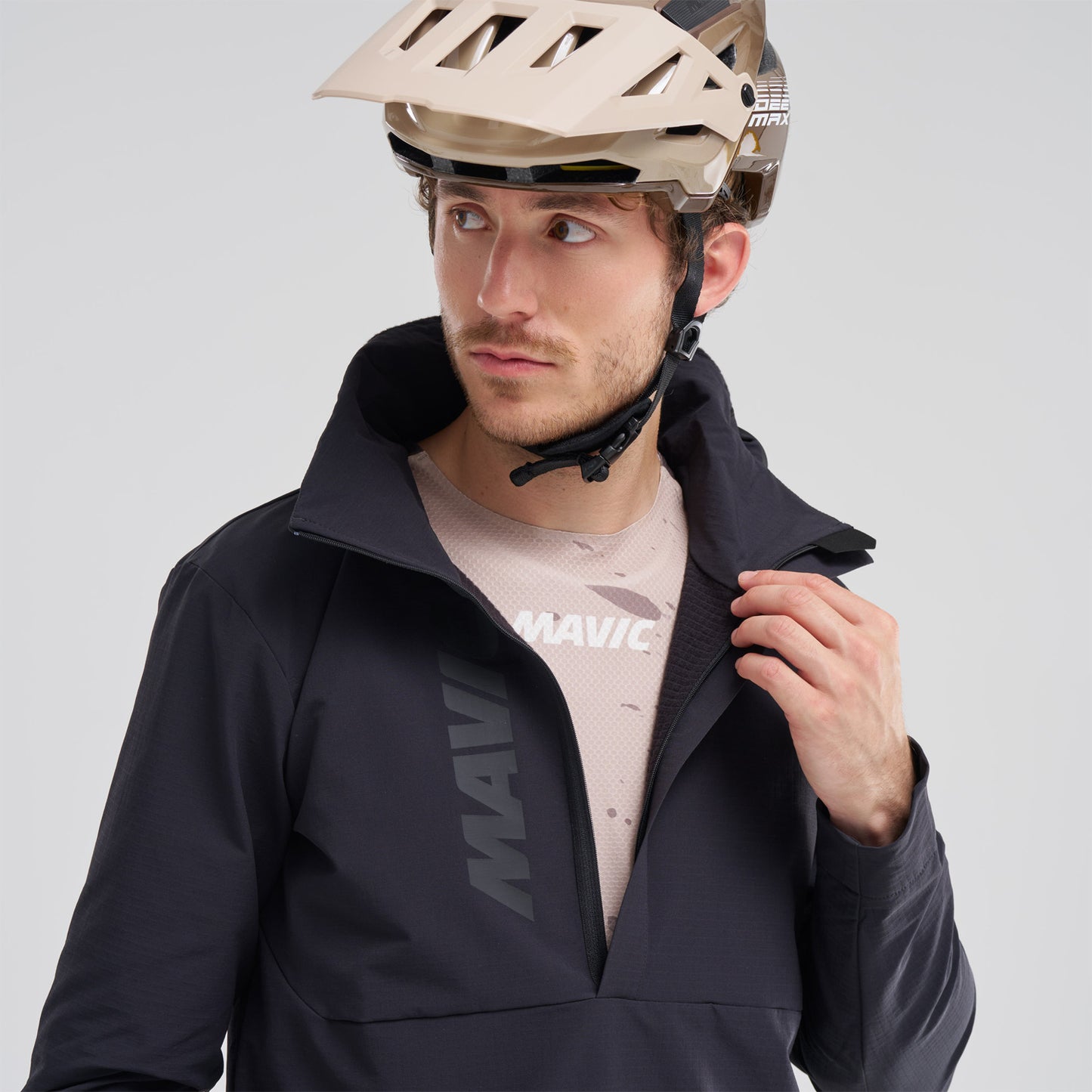 MAVIC DEEMAX THERMO WIND HOODIE takki Musta