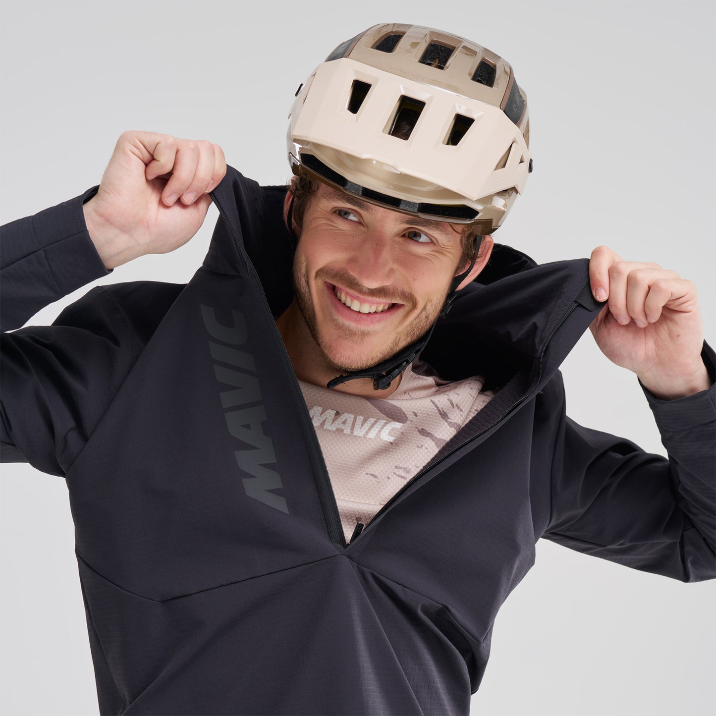 MAVIC DEEMAX THERMO WIND HOODIE takki Musta