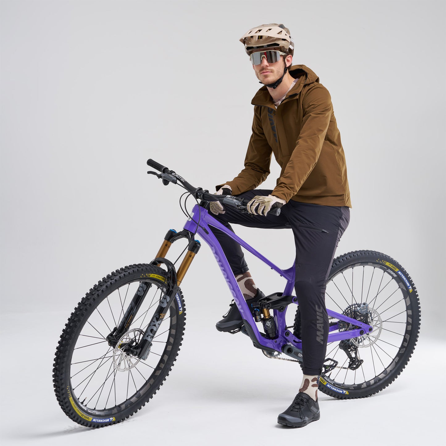 MAVIC DEEMAX THERMO WIND HOODIE takki ruskea