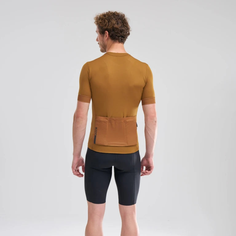 MAVIC AKSIUM lyhythihainen Jersey ruskea