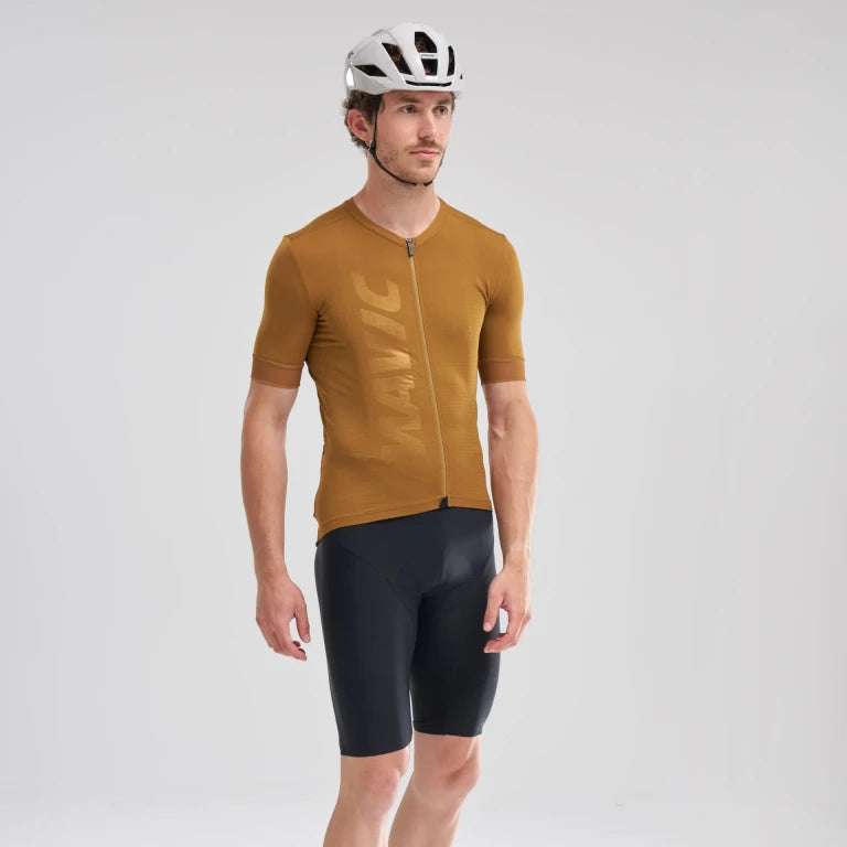 MAVIC AKSIUM lyhythihainen Jersey ruskea