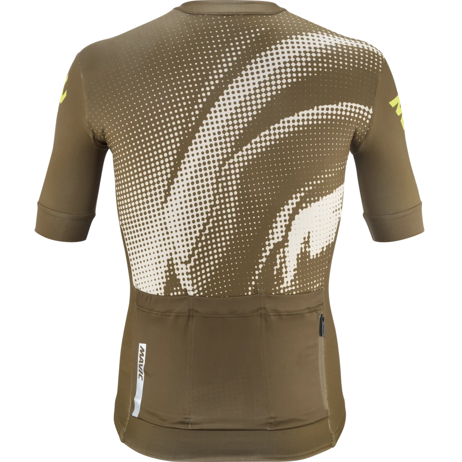 MAVIC AKSIUM GRAPHIC lyhythihainen trikoo Beige/ruskea