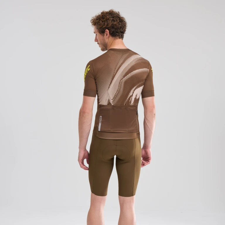 MAVIC AKSIUM GRAPHIC lyhythihainen trikoo Beige/ruskea