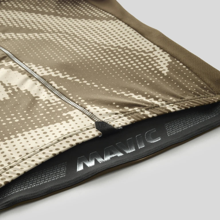 MAVIC AKSIUM GRAPHIC lyhythihainen trikoo Beige/ruskea