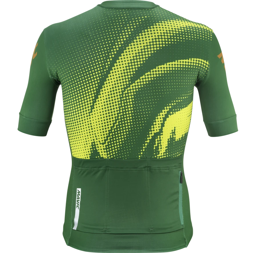 MAVIC AKSIUM GRAPHIC lyhythihainen trikoo vihreä/keltainen