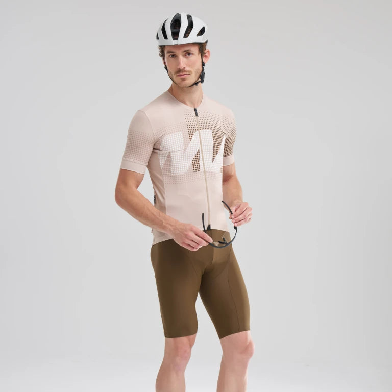 MAVIC AKSIUM GRAPHIC lyhythihainen Jersey Beige