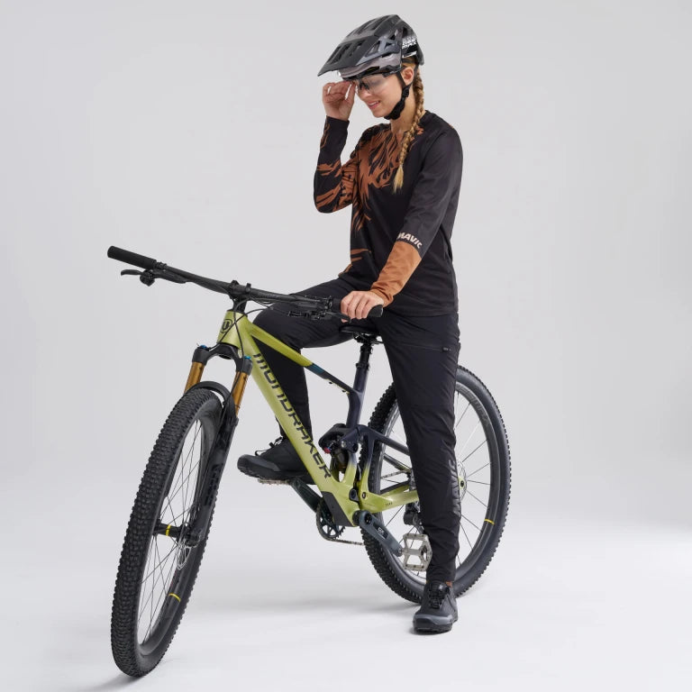 Naisten MAVIC DEEMAX ENDURO pitkähihainen Jersey musta