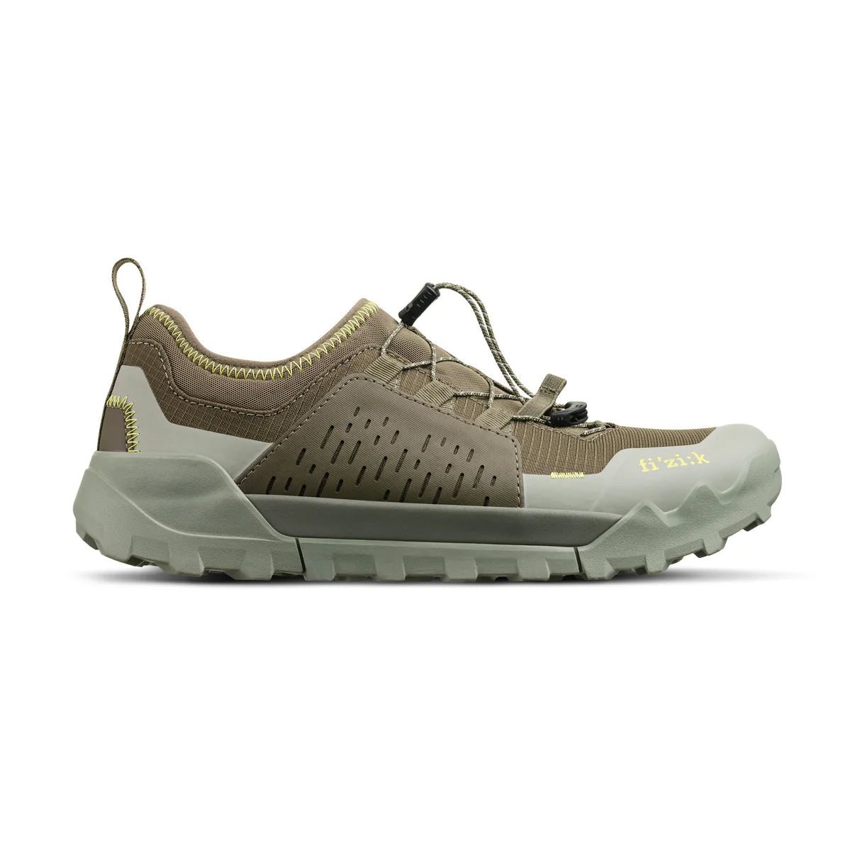 FIZIK TERRA ERGOLACE 2 FLAT -maastopyöräkenkä, ruskea/vihreä
