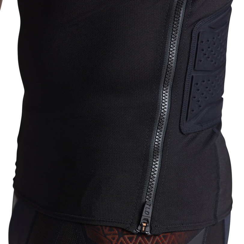 TROY LEE DESIGNS STAGE GHOST D3O Protection T-paita Lyhythihainen Musta