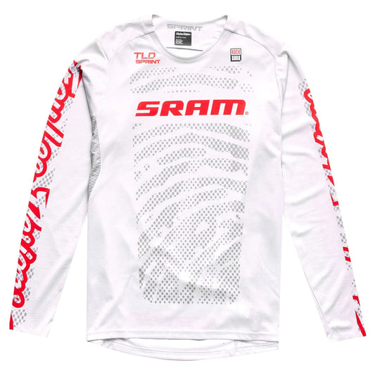 TROY LEE DESIGNS SPRINT SRAM pitkähihainen pelipaita valkoinen