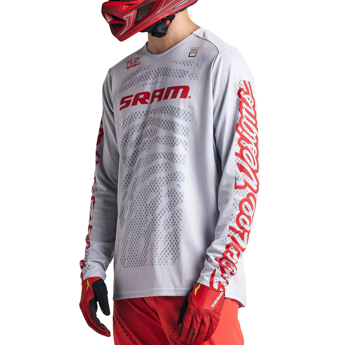 TROY LEE DESIGNS SPRINT SRAM pitkähihainen pelipaita valkoinen