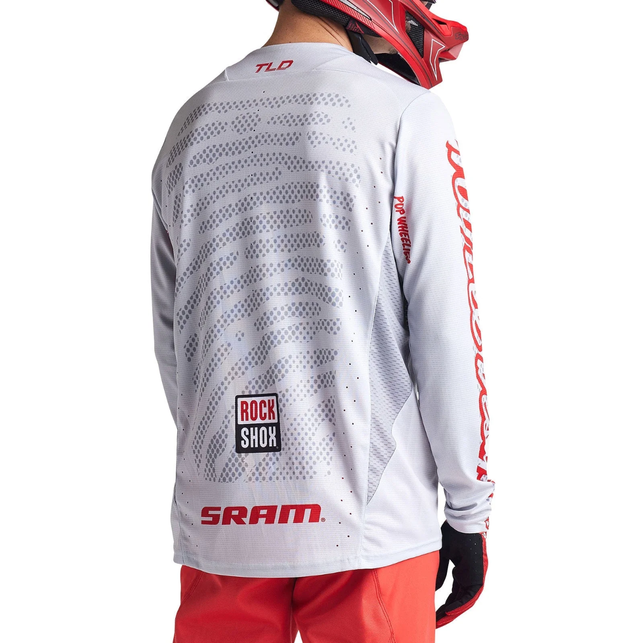 TROY LEE DESIGNS SPRINT SRAM pitkähihainen pelipaita valkoinen