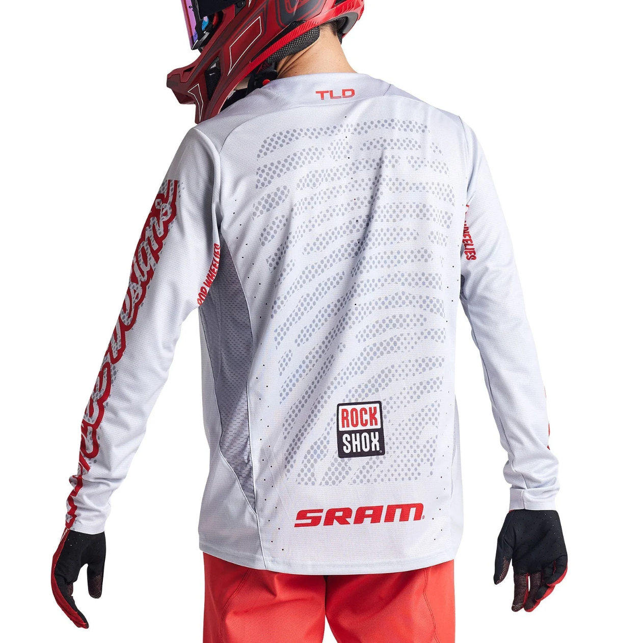 TROY LEE DESIGNS SPRINT SRAM pitkähihainen pelipaita valkoinen