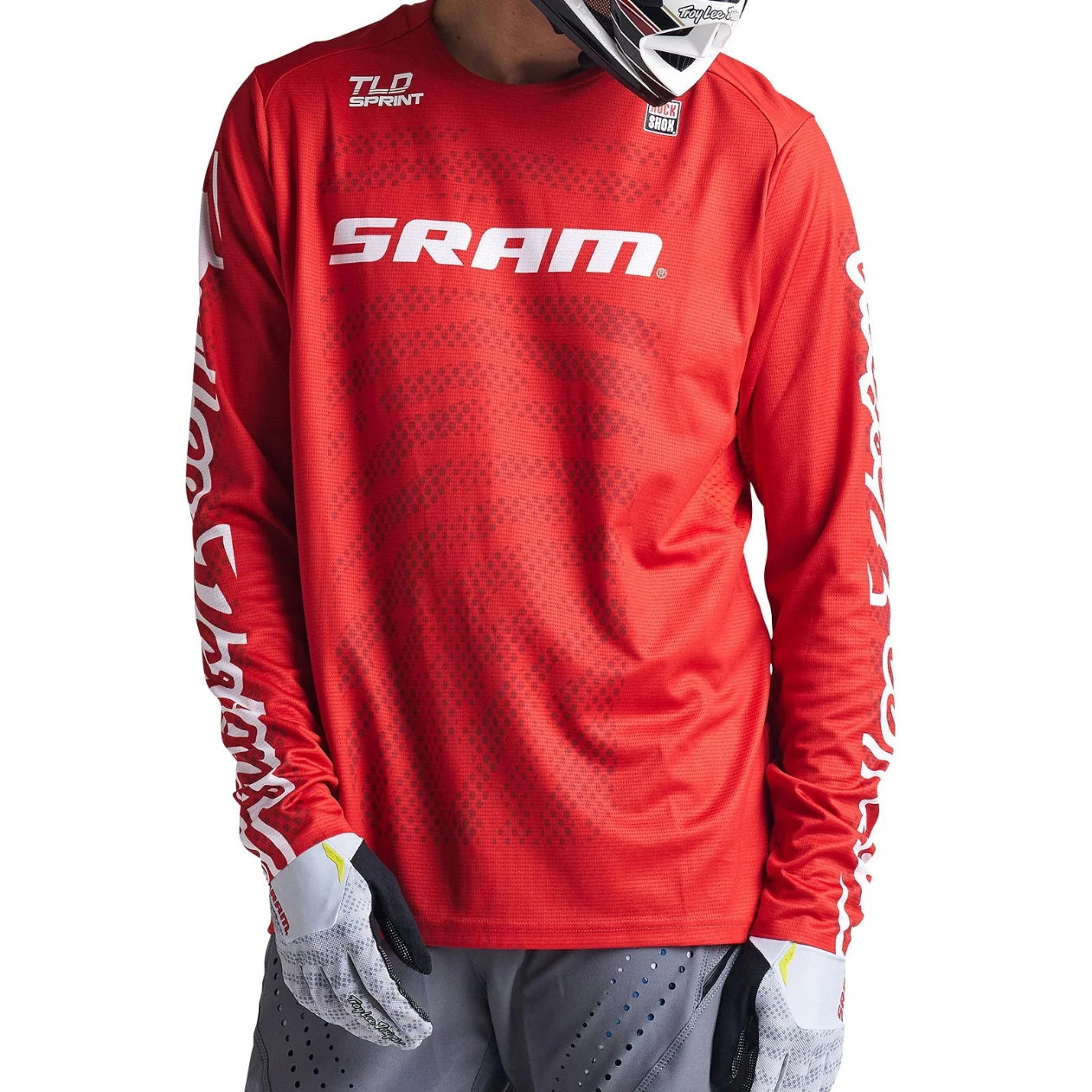 TROY LEE DESIGNS SPRINT SRAM pitkähihainen trikoo punainen