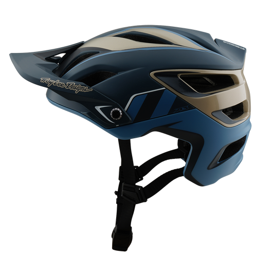 TROY LEE DESIGN A3 MIPS MTB-kypärä Sininen/Kultainen
