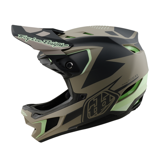 TROY LEE DESIGN D4 COMPOSITE MIPS MTB-kypärä Ruskea/Musta/Keltainen