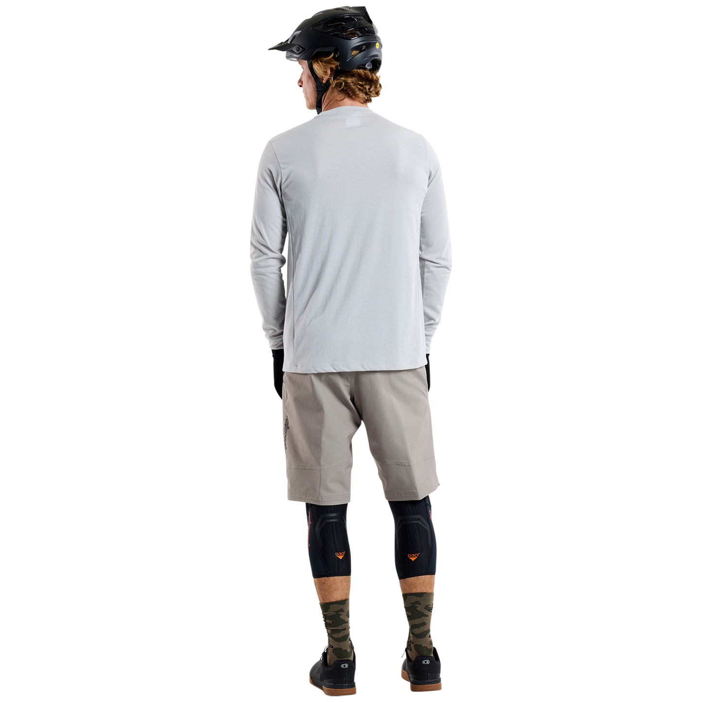 TROY LEE DESIGNS SKYLINE RIDE TEE SIGNATURE Jersey pitkähihainen harmaa 2025