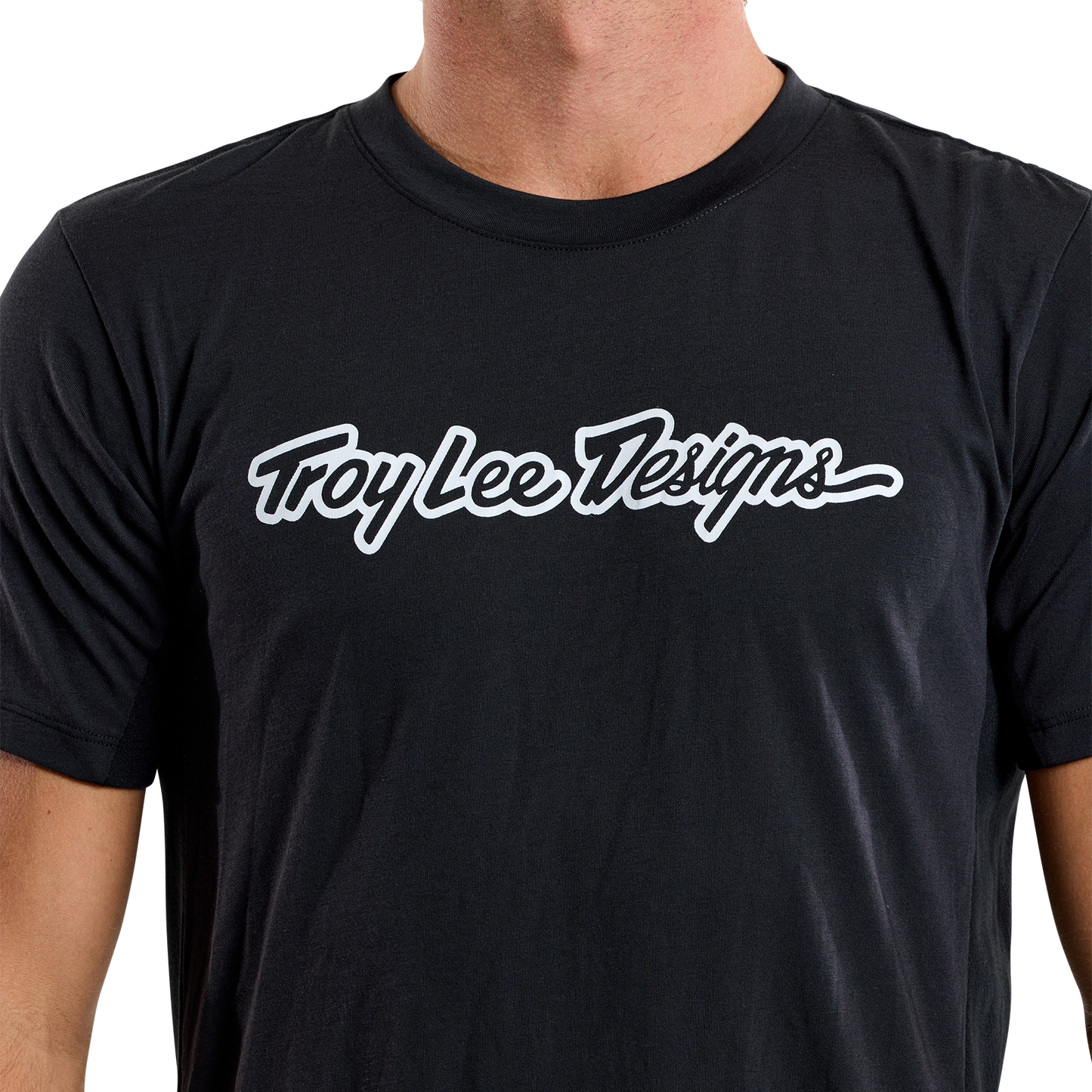 TROY LEE DESIGNS SKYLINE RIDE TEE SIGNATURE Jersey Lyhythihainen Musta 2025