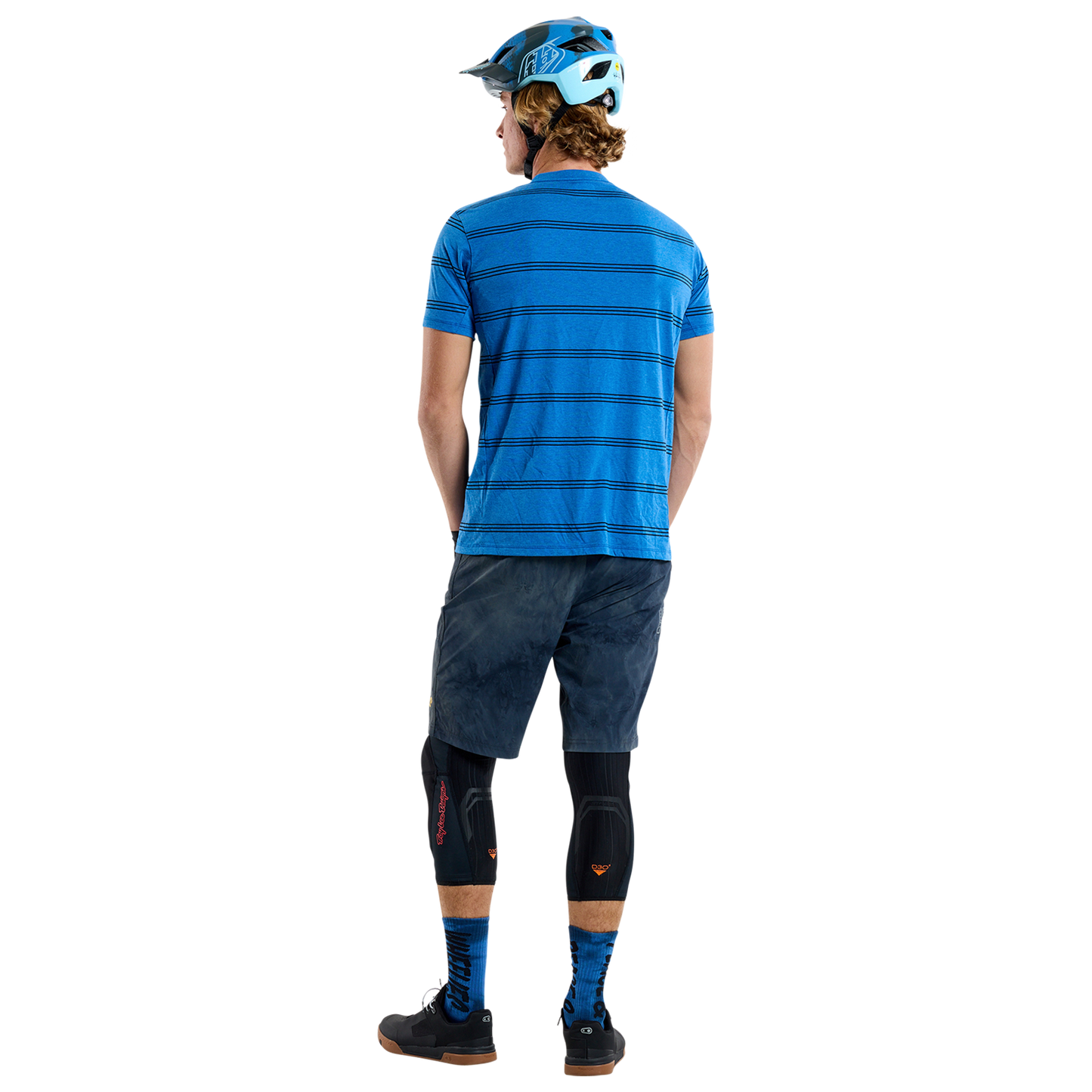 TROY LEE DESIGNS SKYLINE RIDE TEE WASH OUT Jersey Lyhythihainen sininen 2025