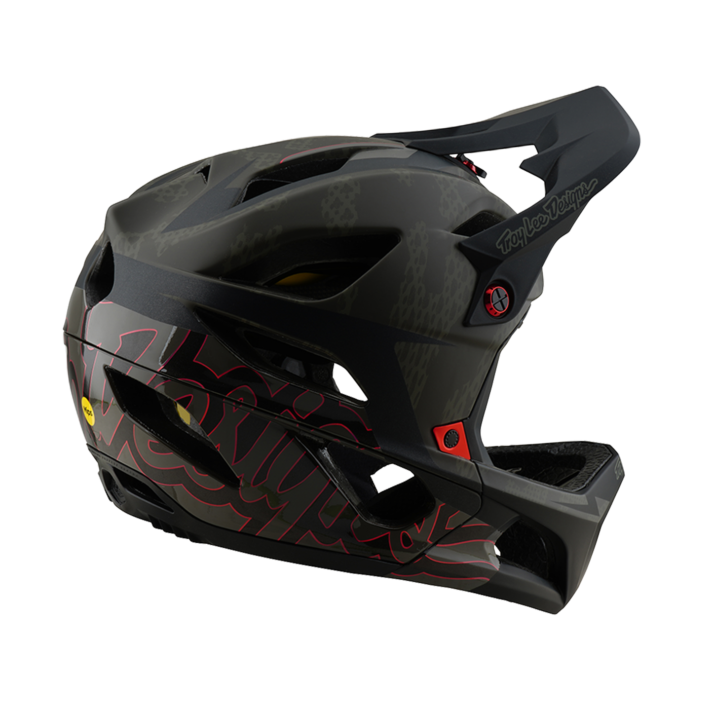 MTB-kypärä TROY LEE DESIGN STAGE NEAUWAVE MIPS Camouflage Khaki 2025
