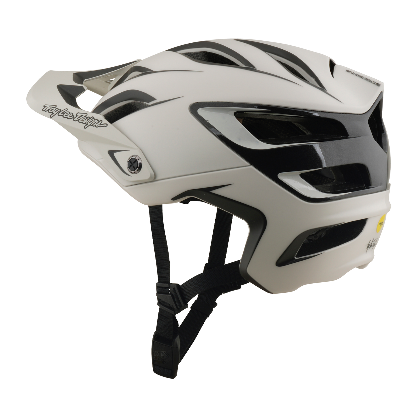 TROY LEE DESIGNS A3 MIPS UNO PUMICE MTB-kypärä valkoinen