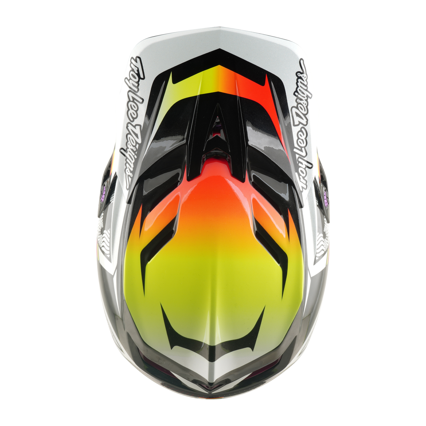 TROY LEE DESIGNS D4 CARBON MIPS vuorattu MTB-kypärä Musta/Keltainen
