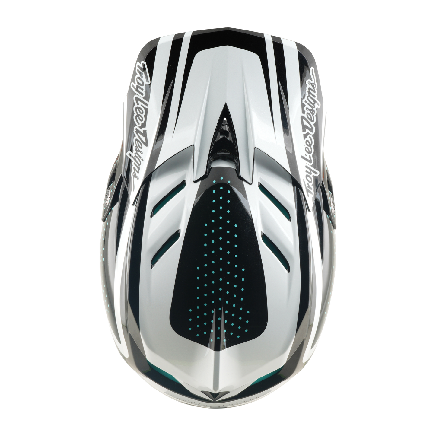 TROY LEE DESIGNS D4 POLYACRYLITE MIPS THE LINE Charcoal/White MTB-kypärä