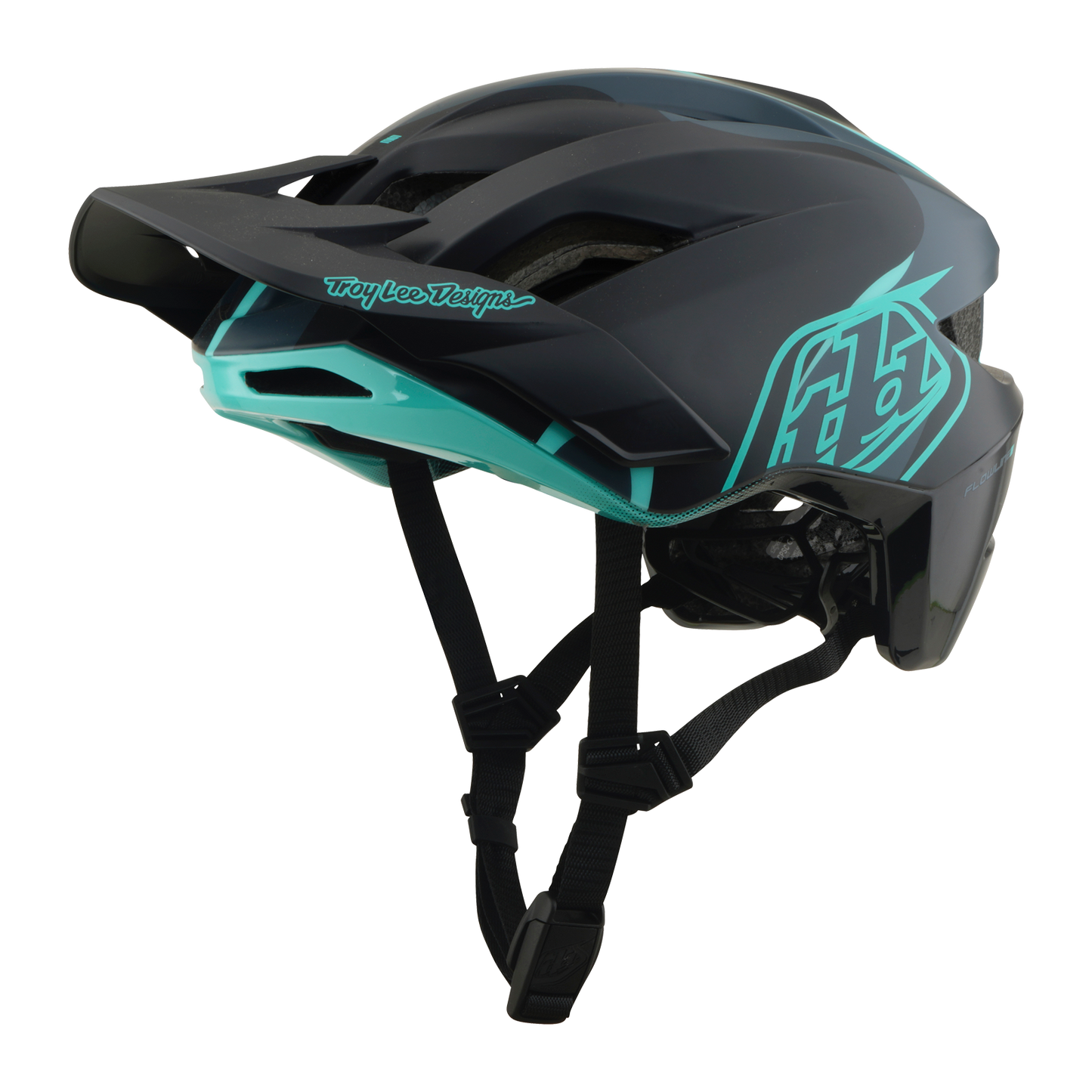 MTB-kypärä TROY LEE DESIGNS FLOWLINE SE MIPS BADGE Hiili/Sininen