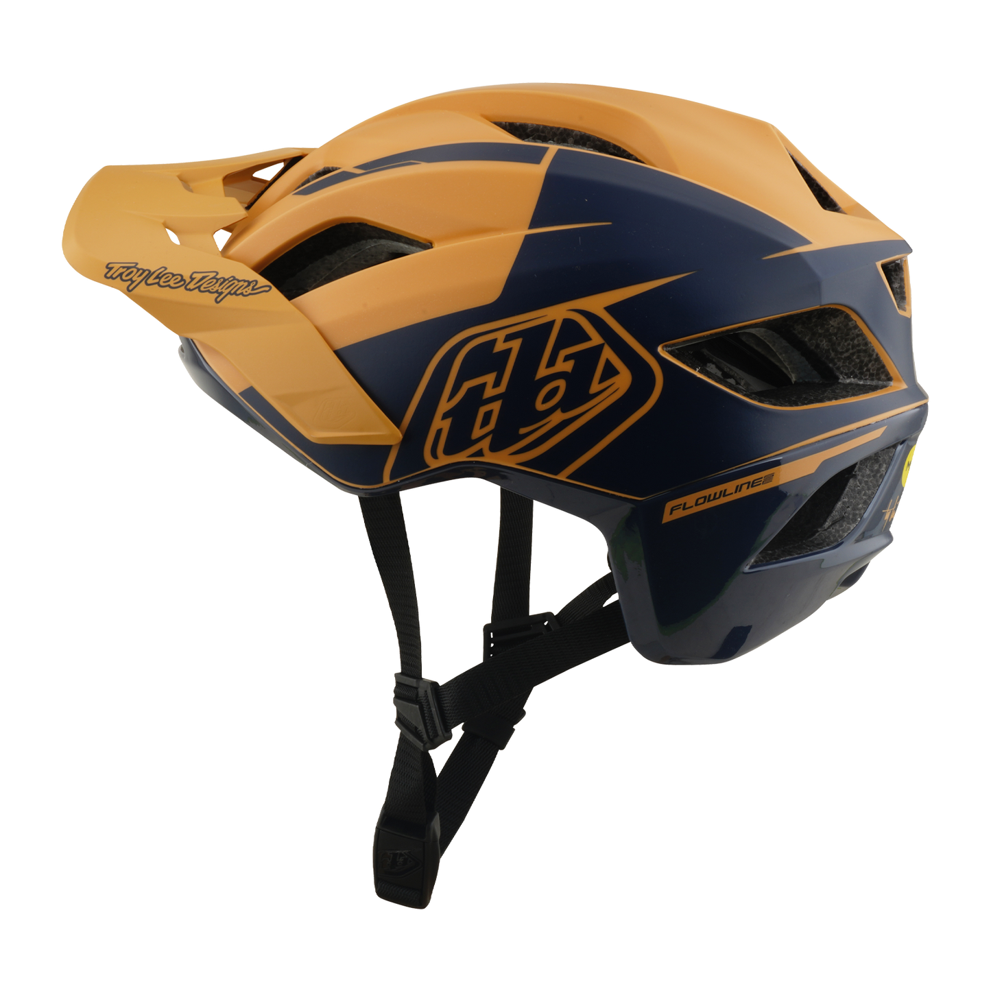 MTB-kypärä TROY LEE DESIGNS FLOWLINE SE MIPS HYDRO Sinappi/Musta