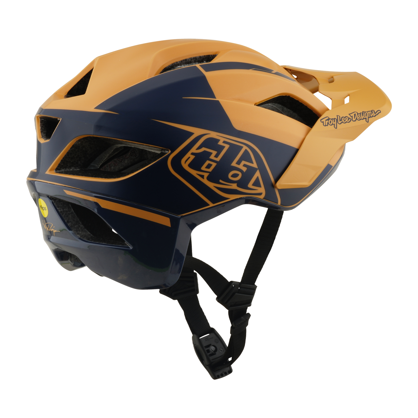 MTB-kypärä TROY LEE DESIGNS FLOWLINE SE MIPS HYDRO Sinappi/Musta