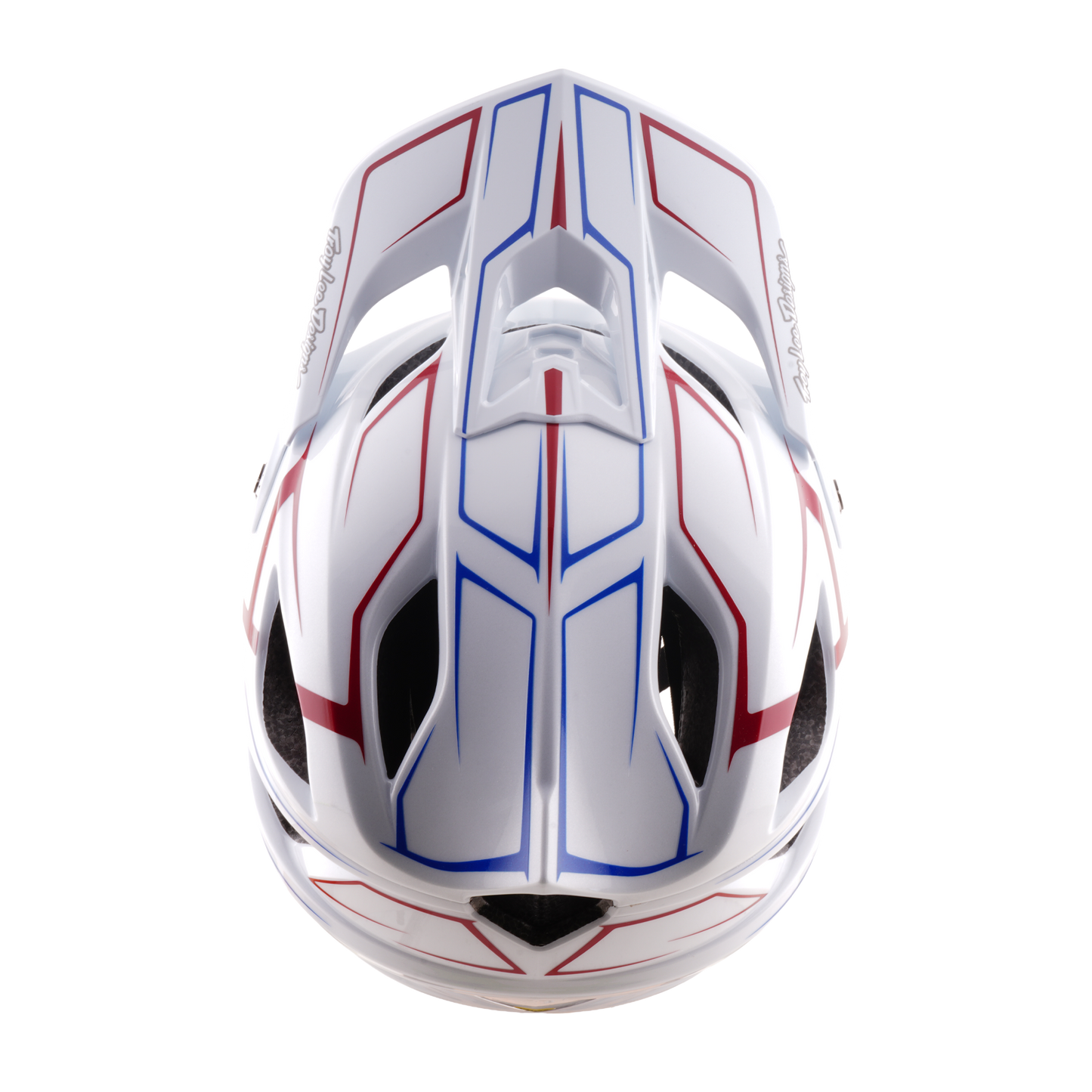 MTB-kypärä TROY LEE DESIGNS STAGE STUNT PINSTRIPE valkoinen