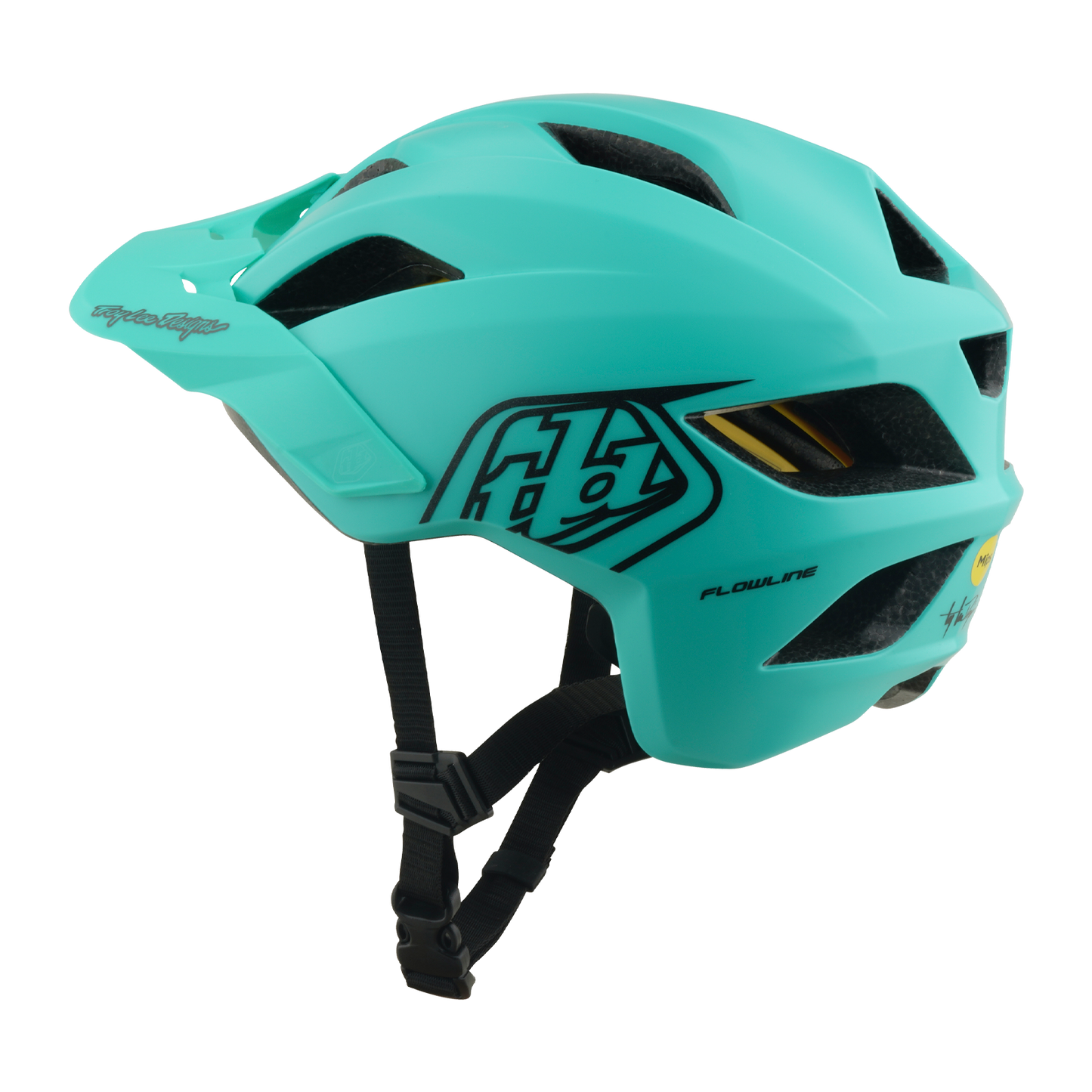 MTB-kypärä TROY LEE DESIGNS FLOWLINE POINT MIPS Junior Charcoal/Vihreä