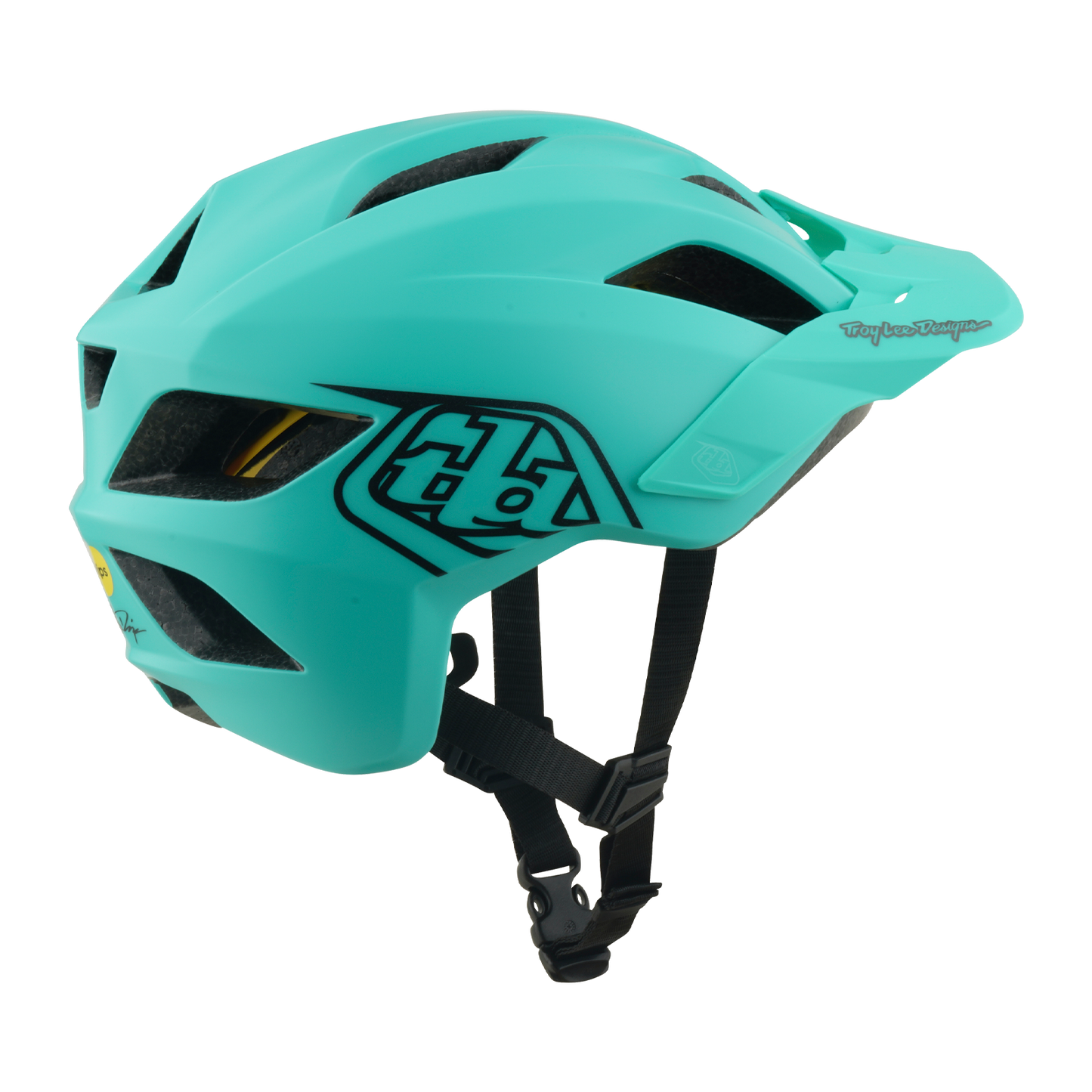 MTB-kypärä TROY LEE DESIGNS FLOWLINE POINT MIPS Junior Charcoal/Vihreä