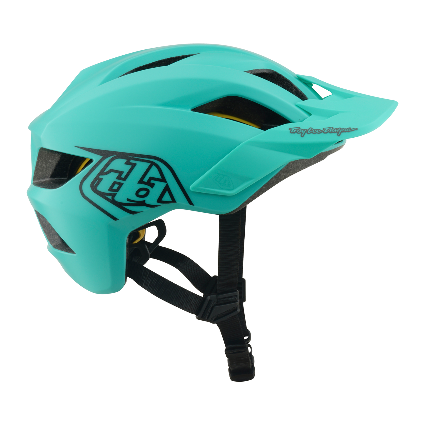 MTB-kypärä TROY LEE DESIGNS FLOWLINE POINT MIPS Junior Charcoal/Vihreä