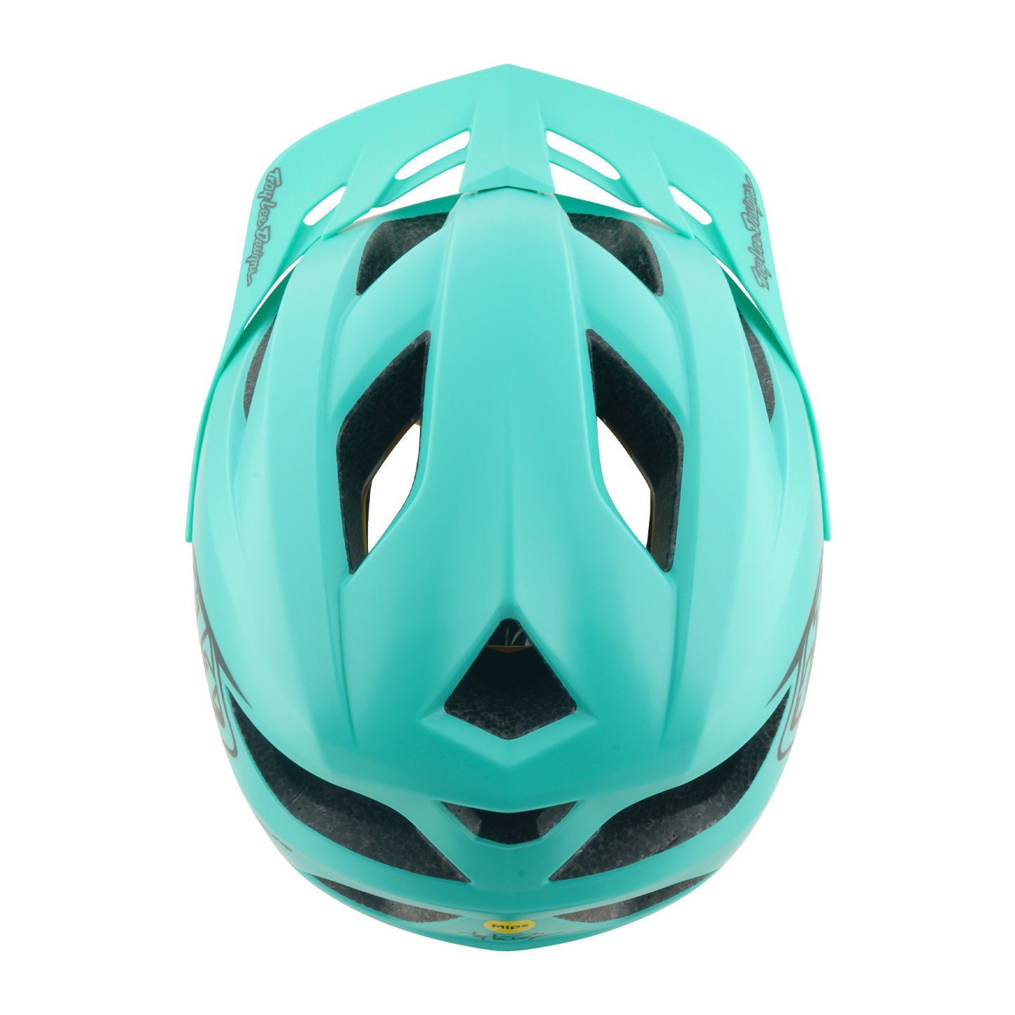 MTB-kypärä TROY LEE DESIGNS FLOWLINE POINT MIPS Junior Charcoal/Vihreä