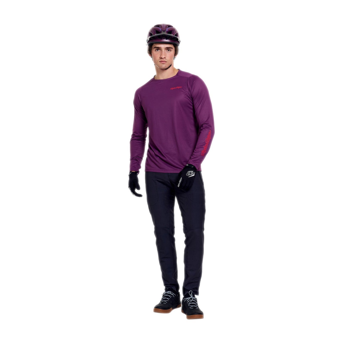TROY LEE DESIGNS SKYLINE PRO MONO pitkähihainen Jersey Sangriaa