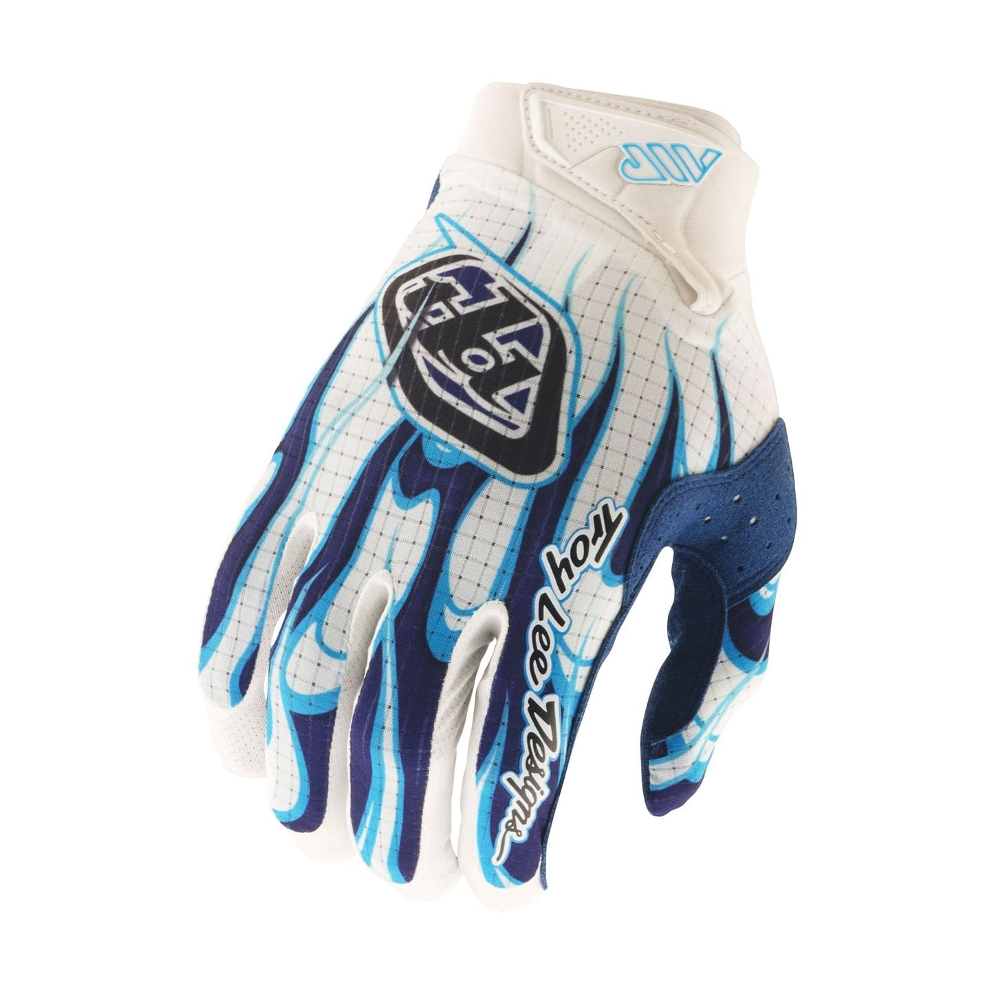 TROY LEE DESIGNS AIR TORCHED käsineet Valkoinen/sininen
