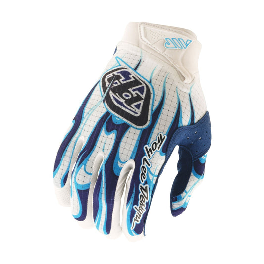 TROY LEE DESIGNS AIR TORCHED käsineet Valkoinen/sininen