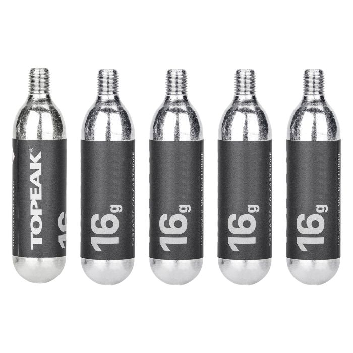 TOPEAK CO2-patruunat kierretty 16g (5 kpl)