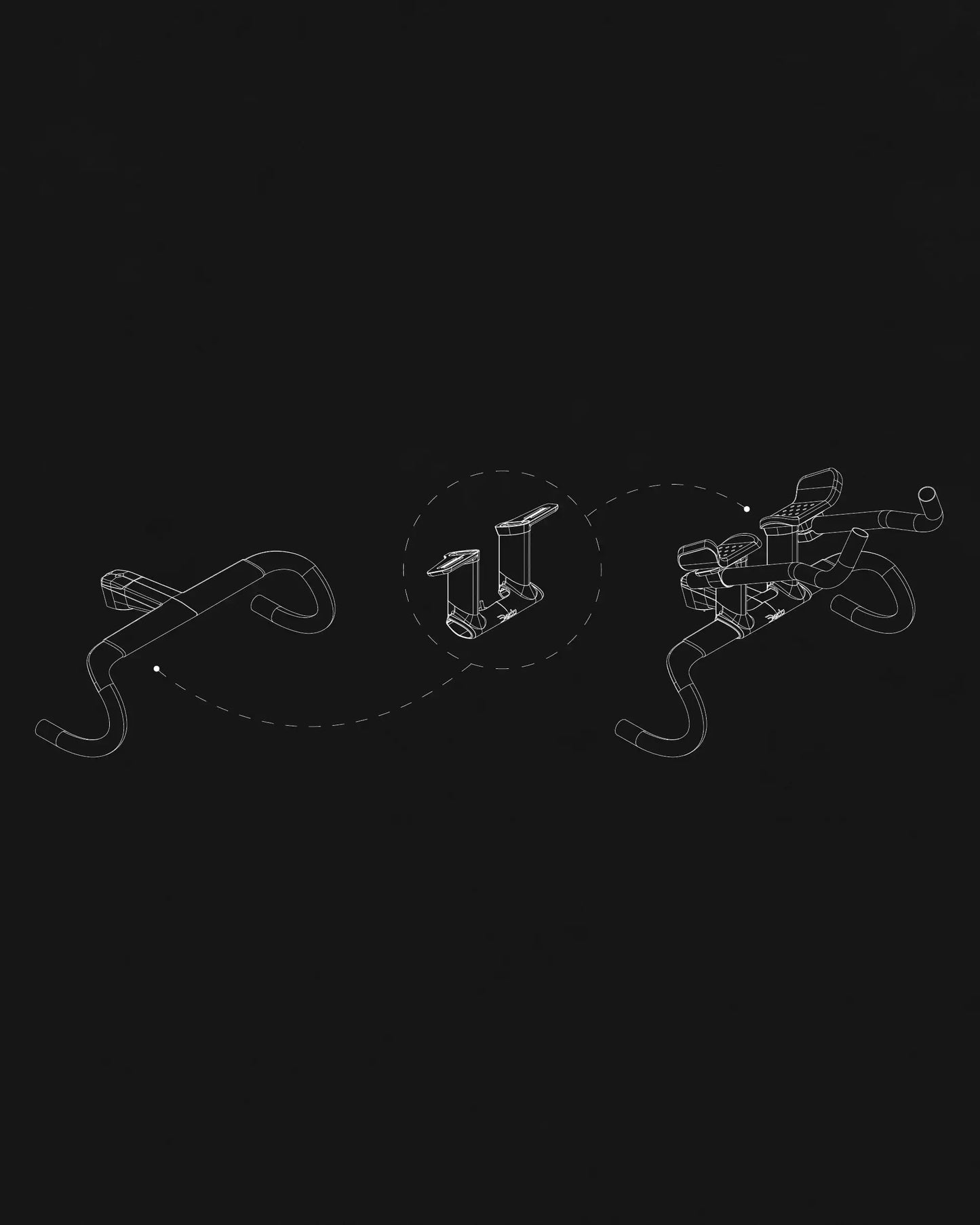 DEDA TT314 CLIP-ON -jatkojohdon pidike
