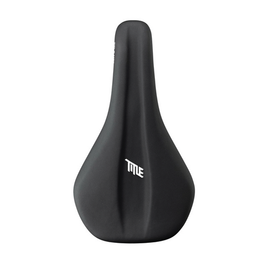 Selle Title MS2 musta satula, kolmen neljänneksen näkymä