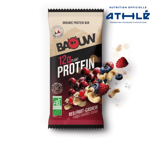BAOUW ORGANIC EXTRA Red Fruits/Cashew proteiinipatukka (50g)