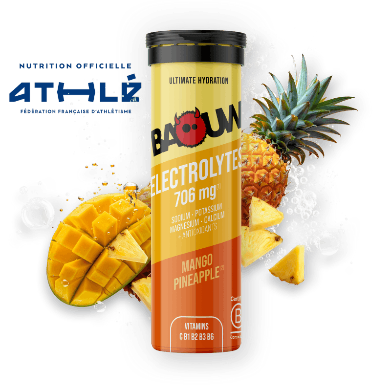 BAOUW Energiajuoma (10 tabletin putki) Mango/Ananas)