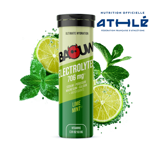BAOUW Energiajuoma (10 tabletin putki) Lime/Mintti