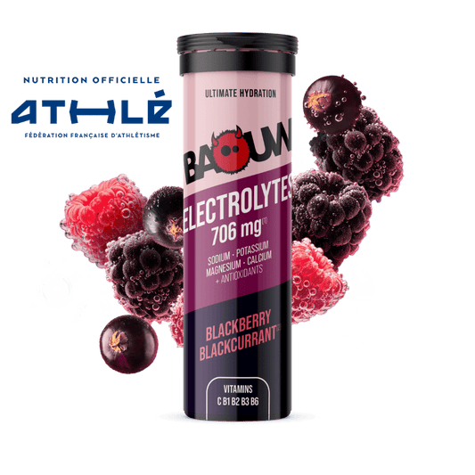 BAOUW Energiajuoma (10 tabletin putki) Karhunvatukka/Cassis)