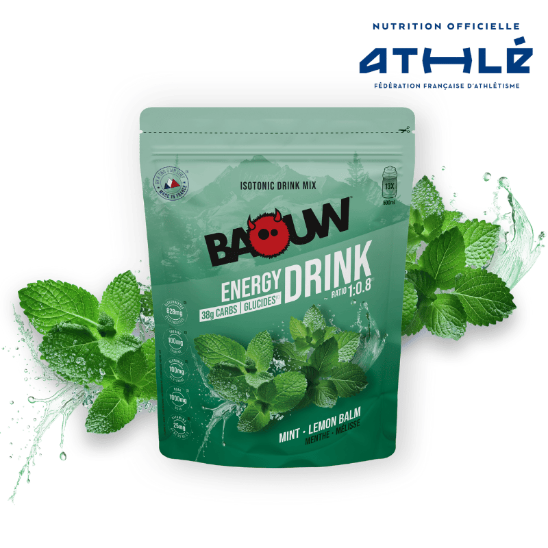 BAOUW ISOTONIC energiajuoma (585g) Mint/Melissa