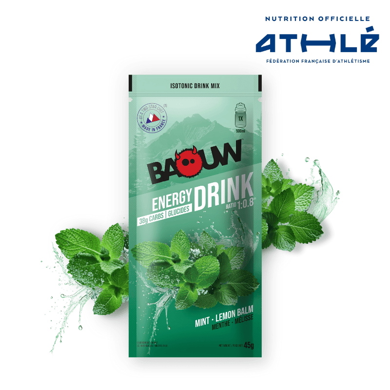 BAOUW ISOTONIC energiajuoma (45g) Minttu/Melissaa